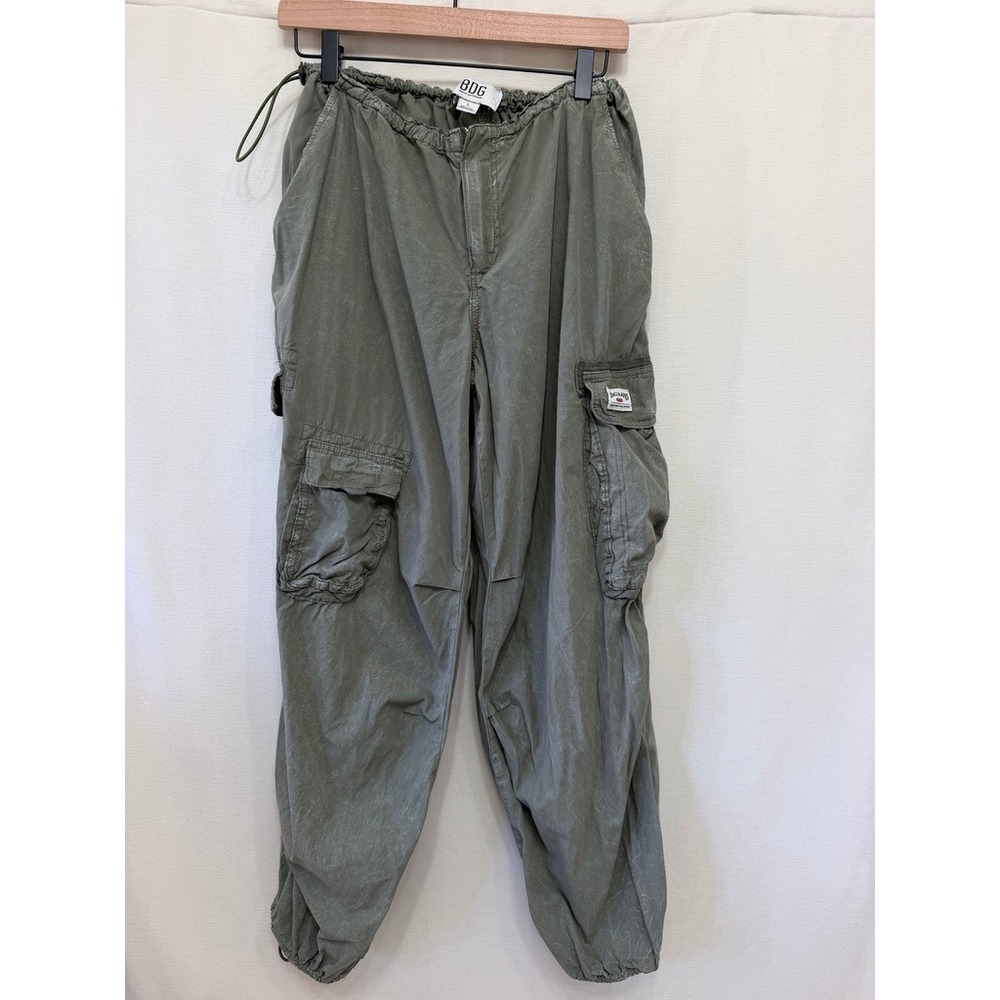 BDG Urban Outfitters Green Utility Cargo Pants Womens Large Y2K Gorpcore